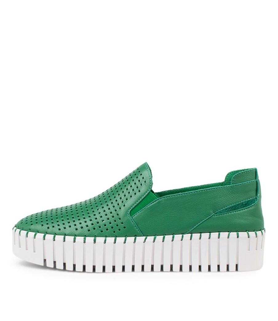 Shoes DJANGO & JULIETTE | Bartas Emerald Leather Sneakers