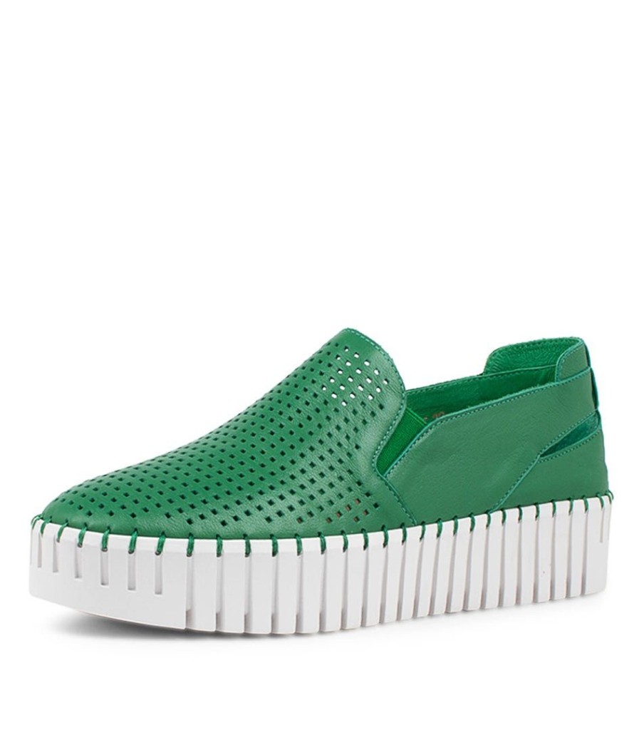 Shoes DJANGO & JULIETTE | Bartas Emerald Leather Sneakers