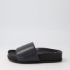 Shoes MOLLINI | Camille Navy Black Leather Slides