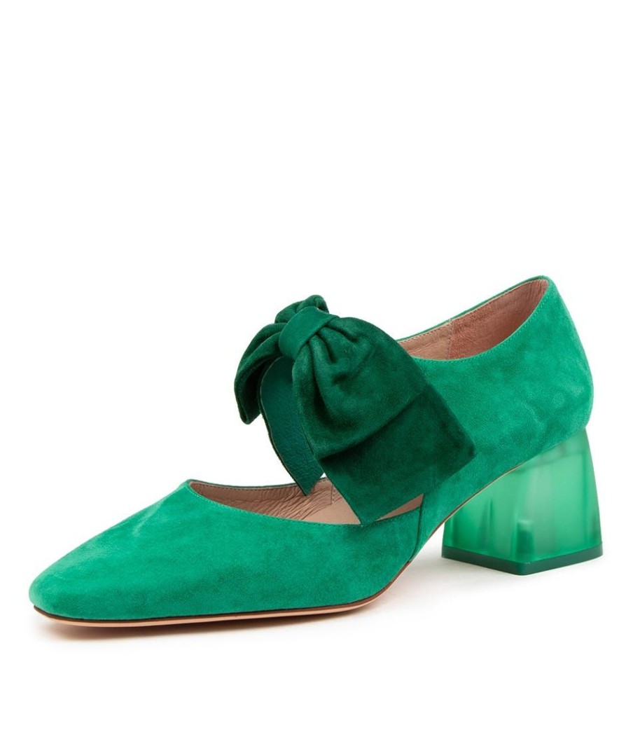 Shoes DJANGO & JULIETTE | Misha Forest-Emerald Mlti