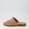 Shoes EOS | Ilo Taupe Leather Slides