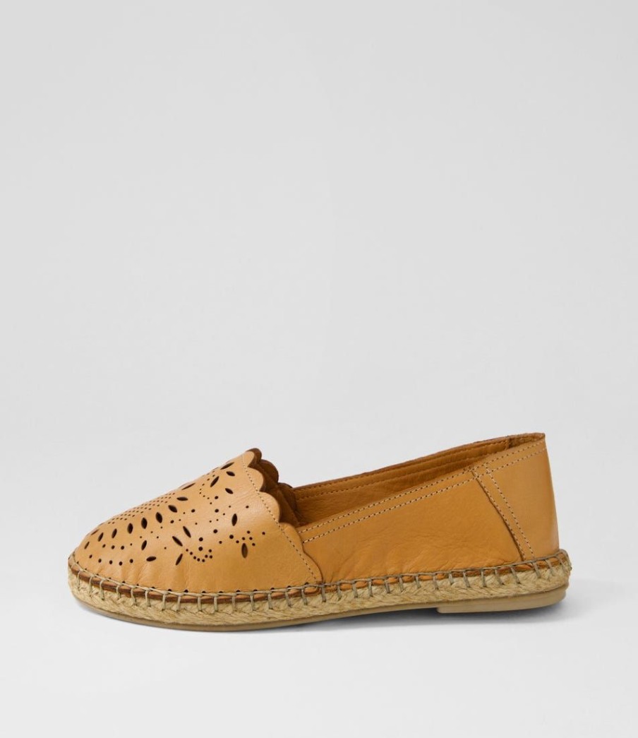 Shoes DIANA FERRARI | Urelia Tan Leather Loafers