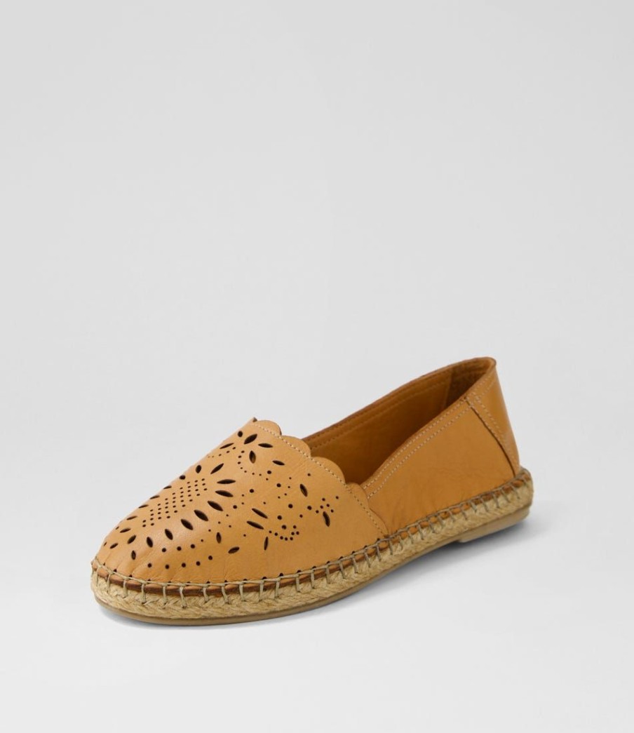 Shoes DIANA FERRARI | Urelia Tan Leather Loafers