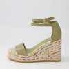 Shoes TOP END | Aileas Khaki Multi Leather Sandals