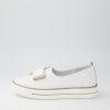 Shoes DJANGO & JULIETTE | Yummie White Leather Sneakers