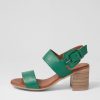 Shoes DIANA FERRARI | Wyme Emerald Leather Sandals