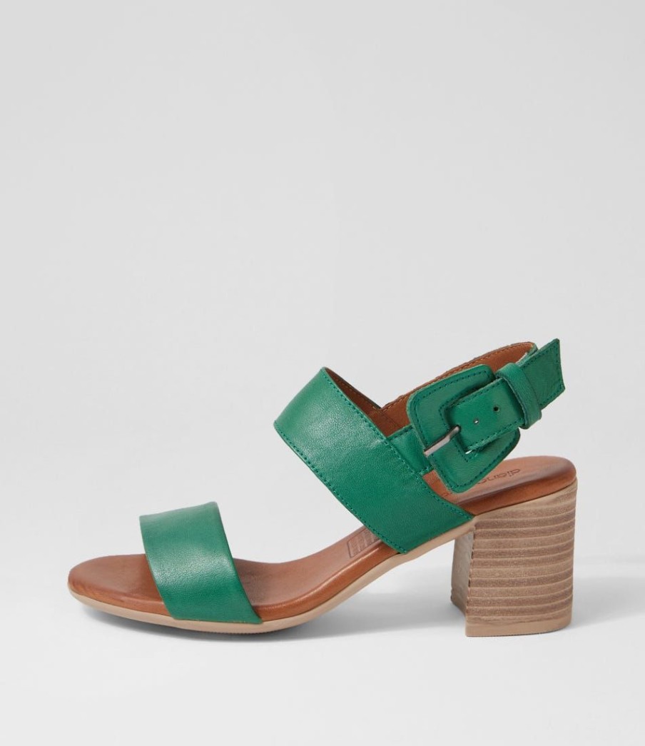 Shoes DIANA FERRARI | Wyme Emerald Leather Sandals