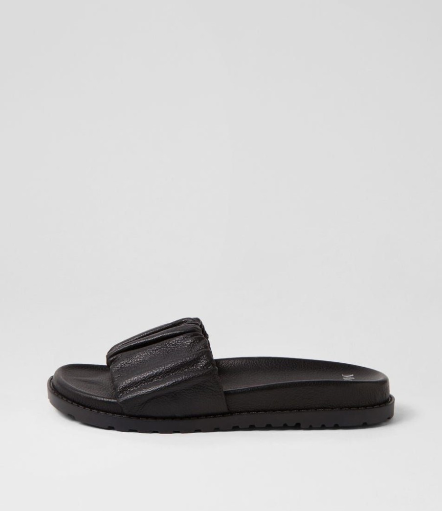 Shoes MOLLINI | Bartiy Black Leather Slides