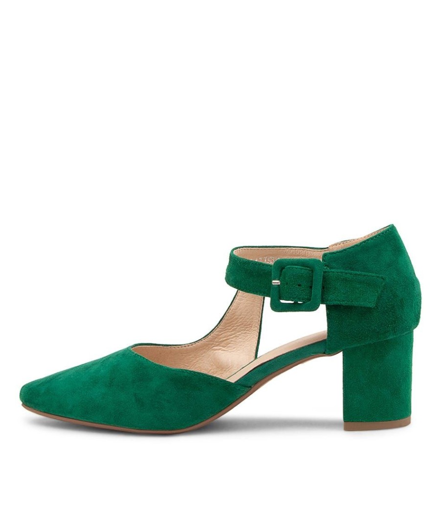 Shoes DIANA FERRARI | Latisha Emerald Suede Heels