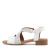 Shoes DIANA FERRARI | Canada White Leather Sandals