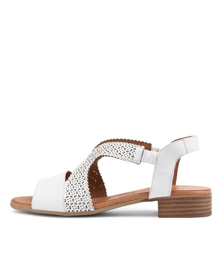 Shoes DIANA FERRARI | Canada White Leather Sandals