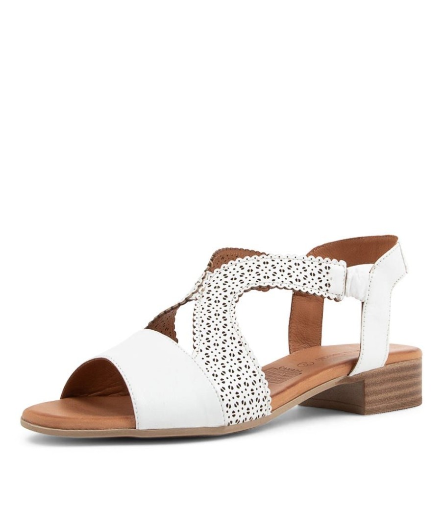 Shoes DIANA FERRARI | Canada White Leather Sandals