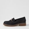 Shoes DJANGO & JULIETTE | Gulfa Black Suede Loafers