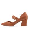 Shoes DJANGO & JULIETTE | Milling Tan Leather Heels