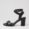 Shoes MOLLINI | Liason Black Leather Sandals