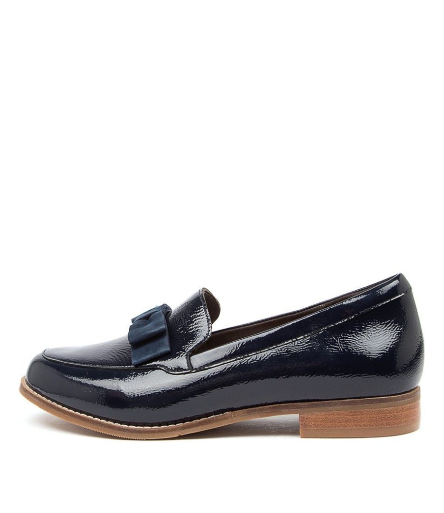 Shoes ZIERA | Talise Xf Navy Patent-Sde