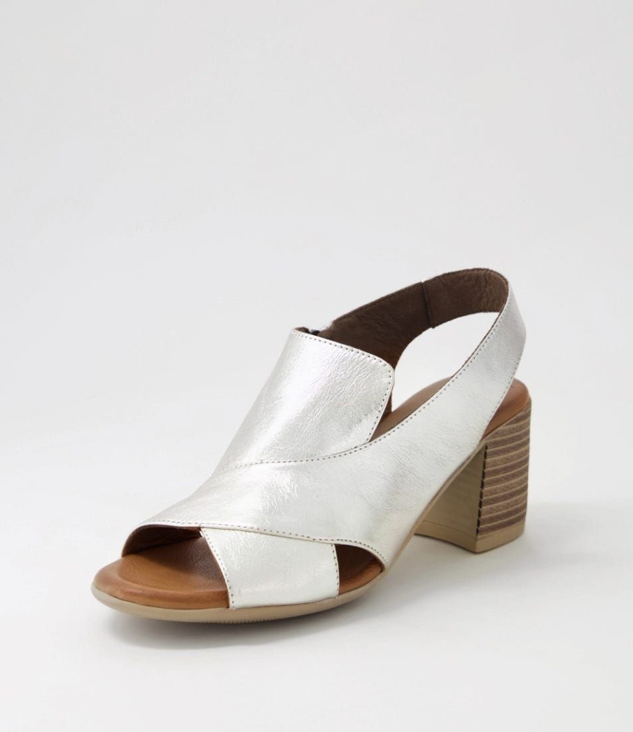 Shoes DIANA FERRARI | Wondir Silver Leather Sandals