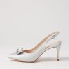 Shoes TOP END | Barbados Silver Rainbow Leather Jewels Heels