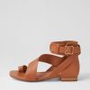 Shoes TOP END | Kodiak Dark Tan Leather Sandals