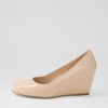 Shoes DIANA FERRARI | Lespie Blush Patent Leather Wedges