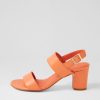 Shoes DJANGO & JULIETTE | Calons Cantaloupe Leather Sandals