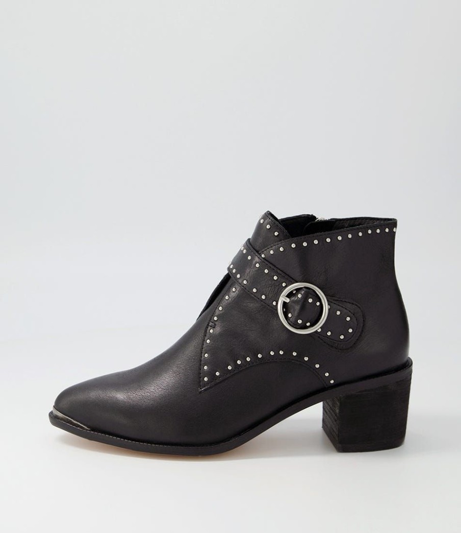 Shoes DJANGO & JULIETTE | Hommes Black Leather Ankle Boots