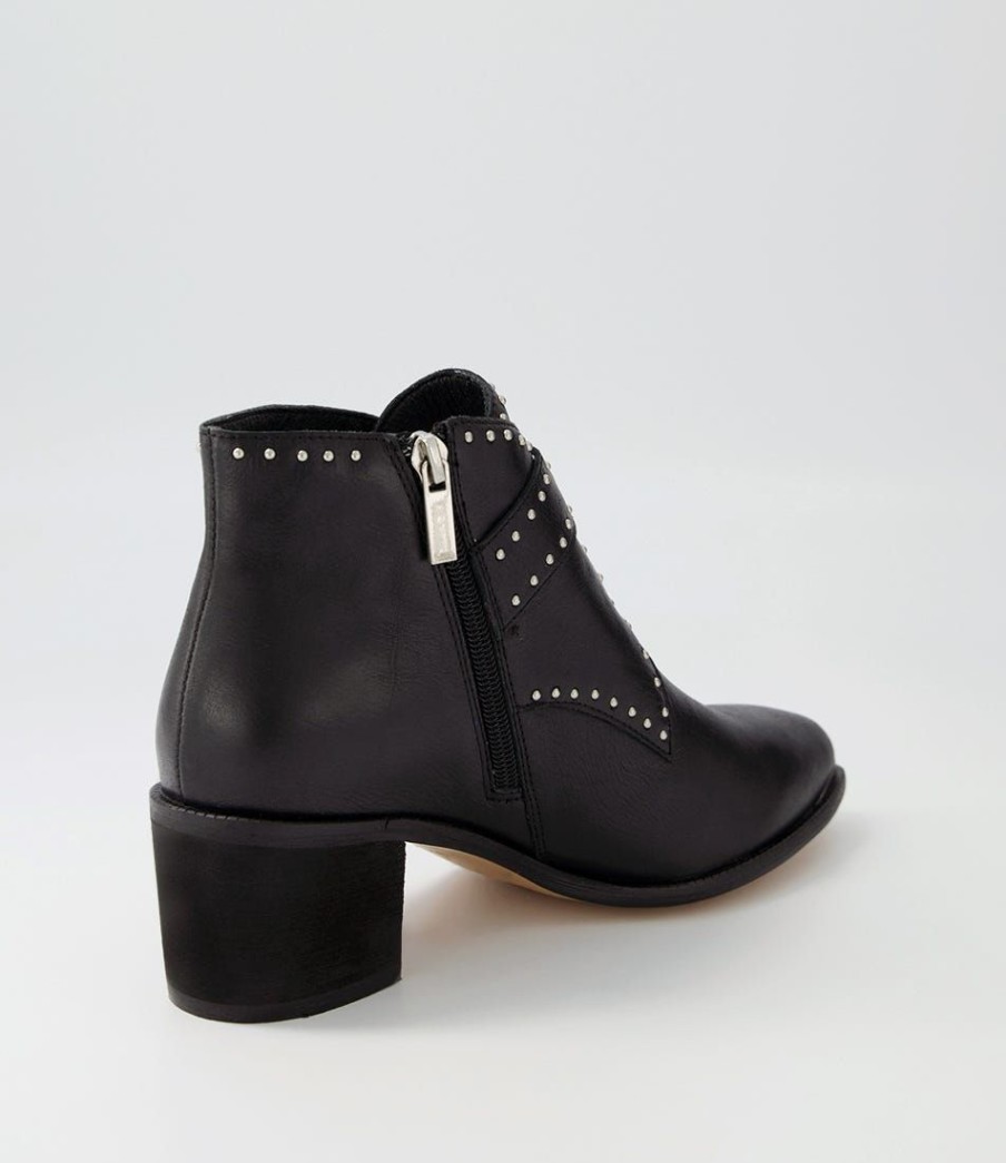 Shoes DJANGO & JULIETTE | Hommes Black Leather Ankle Boots