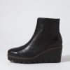 Shoes DJANGO & JULIETTE | Nish Black Leather Ankle Boots