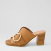 Shoes DJANGO & JULIETTE | Handar Tan Leather Mules