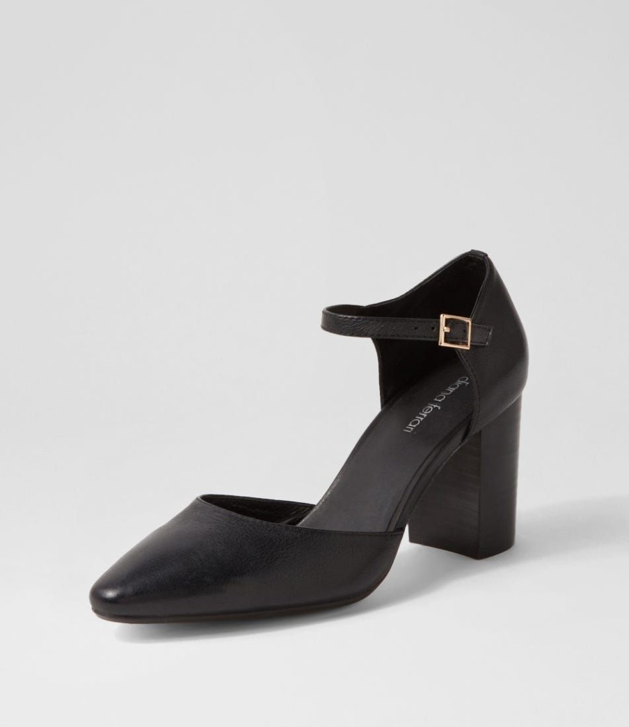 Shoes DIANA FERRARI | Sergios Black Leather Heels