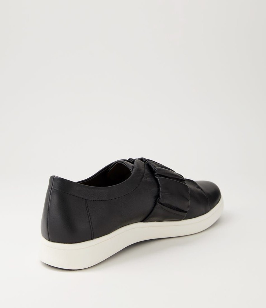 Shoes ZIERA | Drego Xf Black White Leather Sneakers