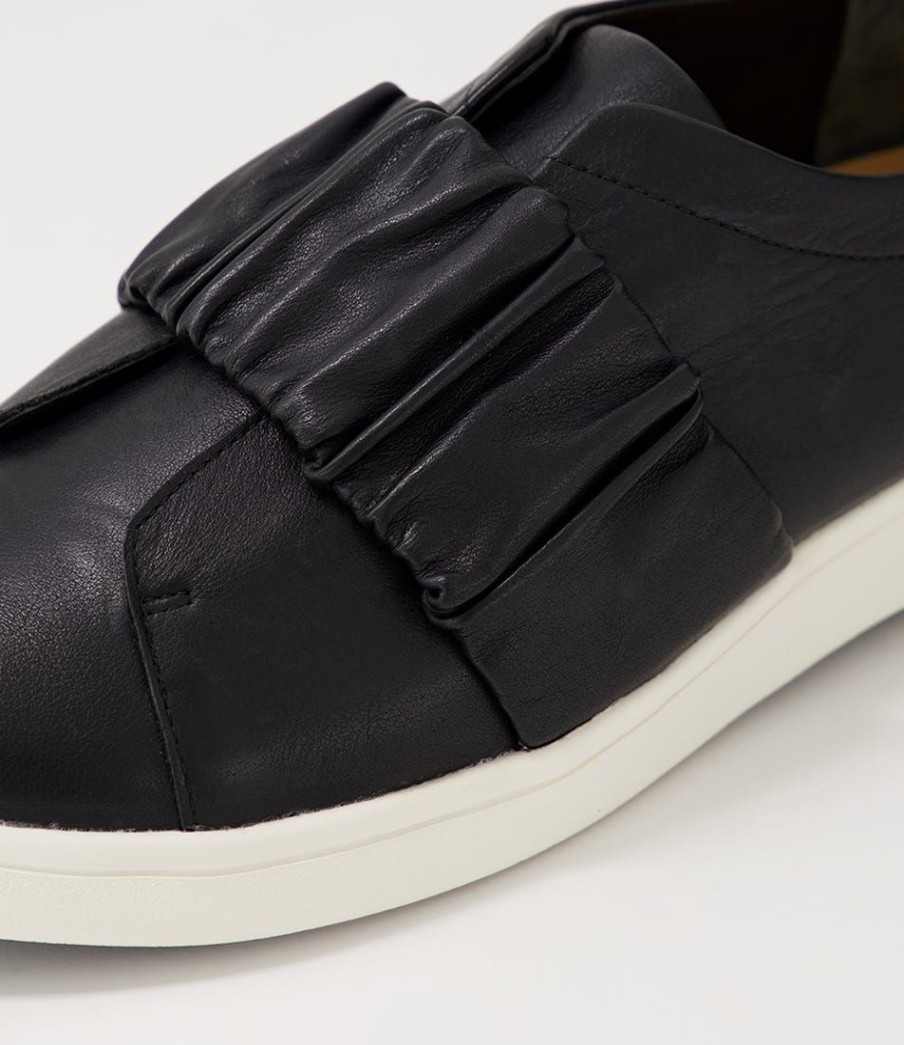 Shoes ZIERA | Drego Xf Black White Leather Sneakers