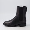 Shoes DJANGO & JULIETTE | Martela Black Leather Chelsea Boots