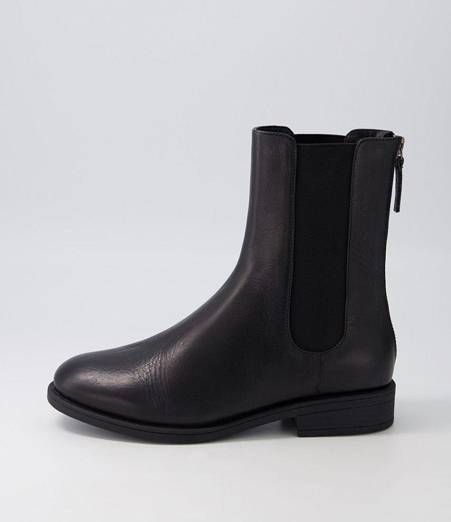 Shoes DJANGO & JULIETTE | Martela Black Leather Chelsea Boots