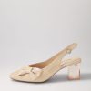 Shoes DJANGO & JULIETTE | Hadia Nude Shimmer Leather Heels