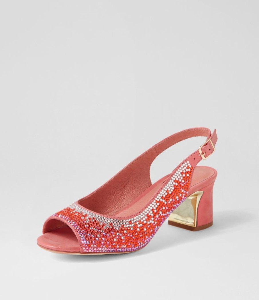 Shoes DJANGO & JULIETTE | Jerrys Melon Shimmer Multi Sandals