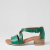 Shoes DIANA FERRARI | Tweet Emerald Leather Sandals