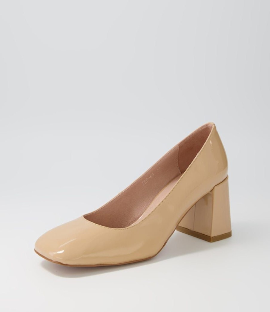 Shoes MOLLINI | Ted Nude Patent Leather Heels