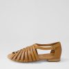 Shoes DJANGO & JULIETTE | Pleva Tan Leather Sandals