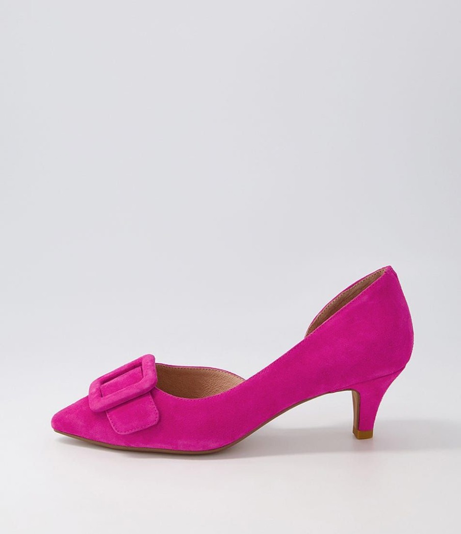 Shoes DIANA FERRARI | Christyne Fuchsia Suede Heels