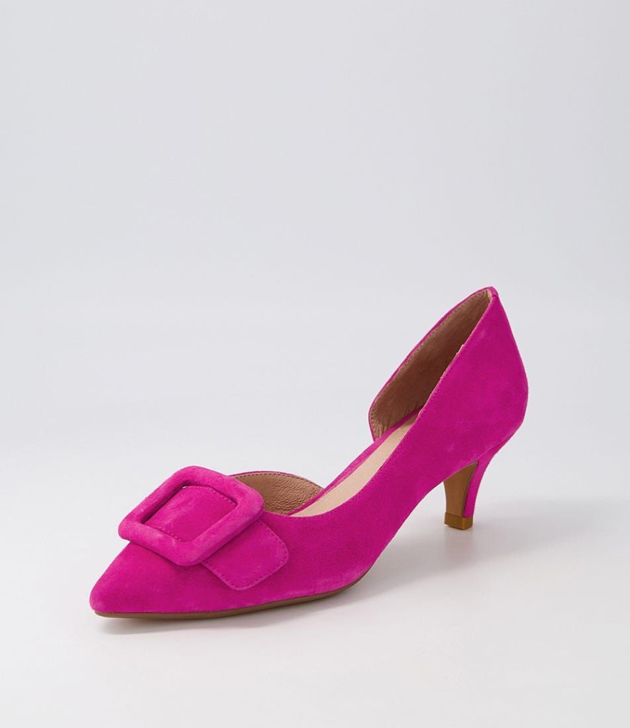 Shoes DIANA FERRARI | Christyne Fuchsia Suede Heels