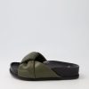 Shoes MOLLINI | Cascade Olive Black Slides