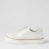 Shoes DJANGO & JULIETTE | Fearl White Patent Leather Sneakers