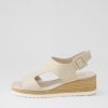 Shoes DJANGO & JULIETTE | Ippa Almond Leather Espadrilles