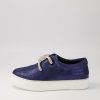 Shoes DJANGO & JULIETTE | Filpy Navy Speckle Leather Sneakers