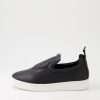 Shoes ALFIE & EVIE | Adrift Black Leather Sneakers