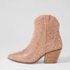 Shoes DJANGO & JULIETTE | Wagon Rose Jewel Fabric Ankle Boots