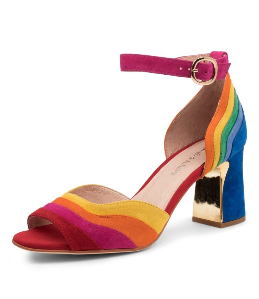 Shoes DJANGO & JULIETTE | Kage Bright Multi Suede