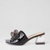 Shoes DJANGO & JULIETTE | Rulie Black Patent Leather Mules