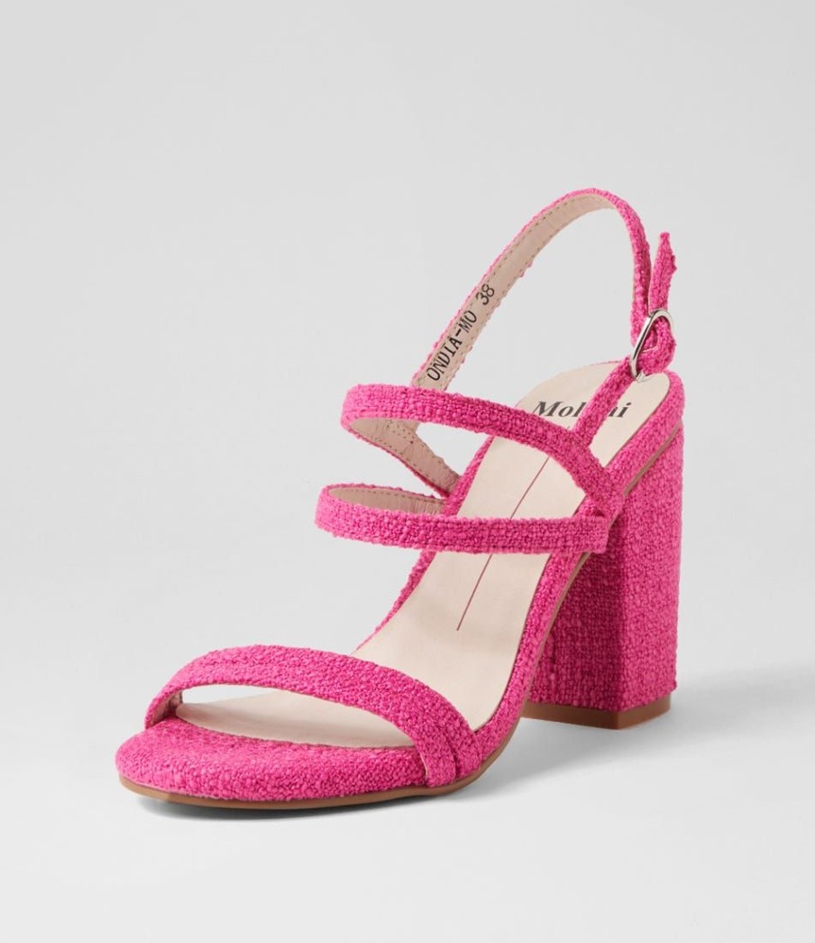 Shoes MOLLINI | Ondia Fuchsia Tweed Sandals